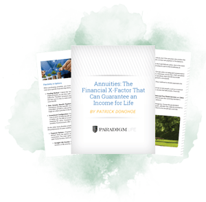 Screenshots of Paradigm Life's free Annuities guide